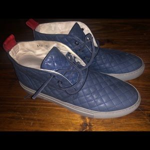 Del Toro Chukka Patchwork Navy Blue Sneakers 10